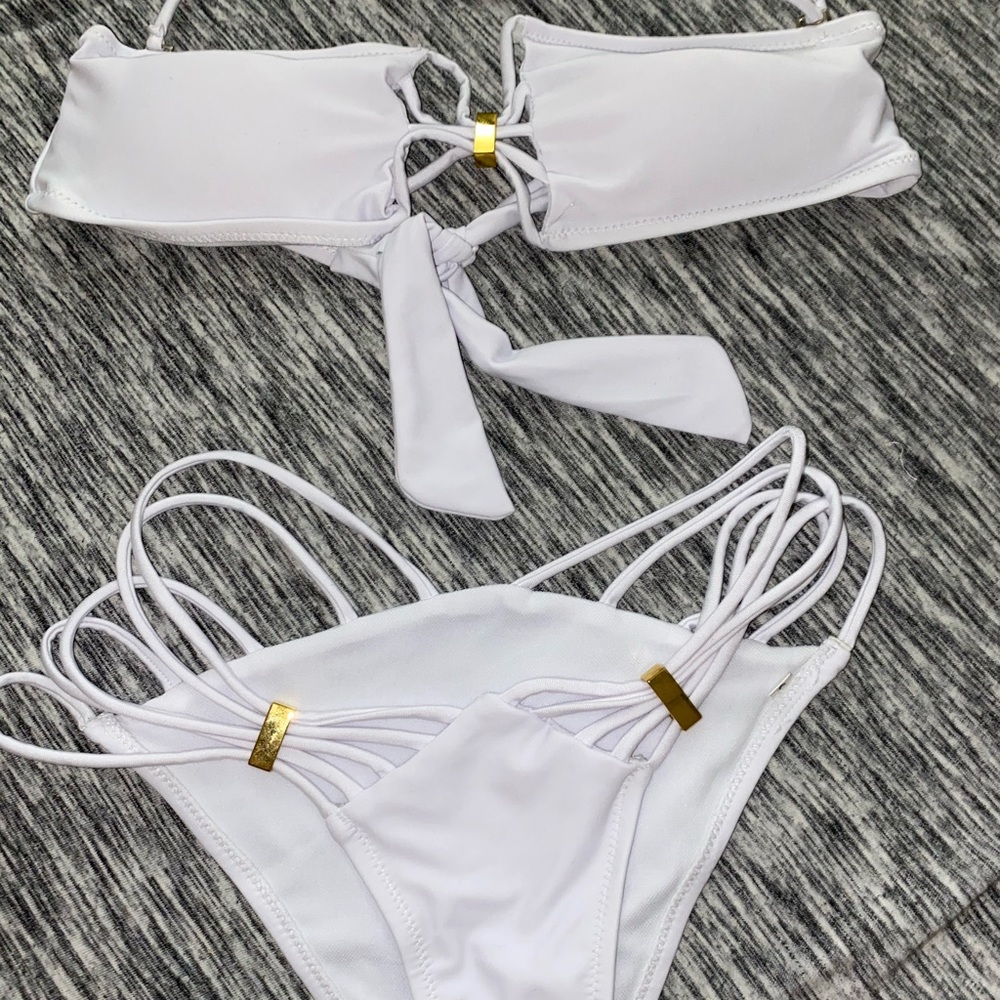 White bikini